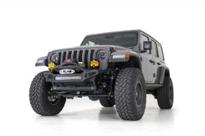 Jeep Wrangler Skid Plate - Addictive Desert Designs - Sway Bar Skid Plate - Hammer Black - `18-`20